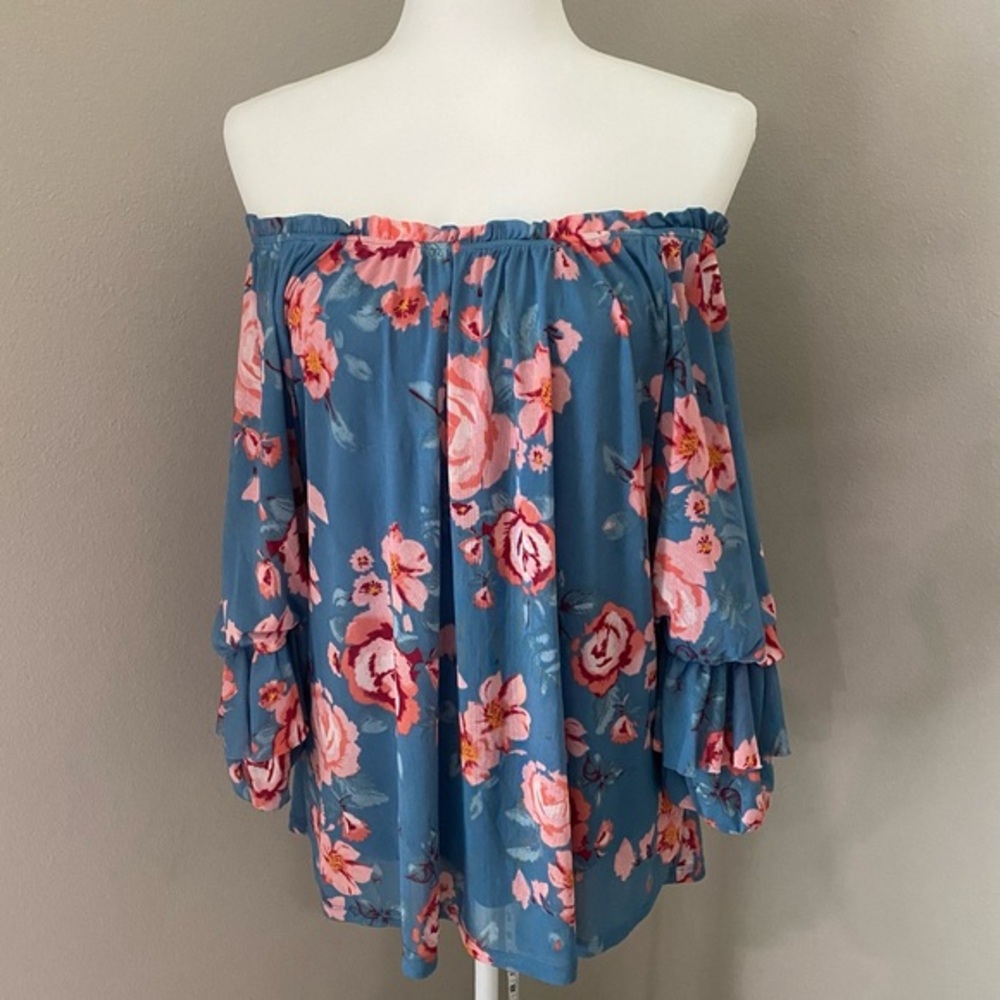 FLORAL TOP | WOMENS SIZE L/XL